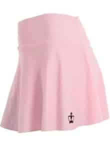 Detalle Falda Black Crown en color rosa para mujer