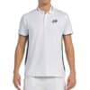 Polo Leiro 25V blanco Bullpadel