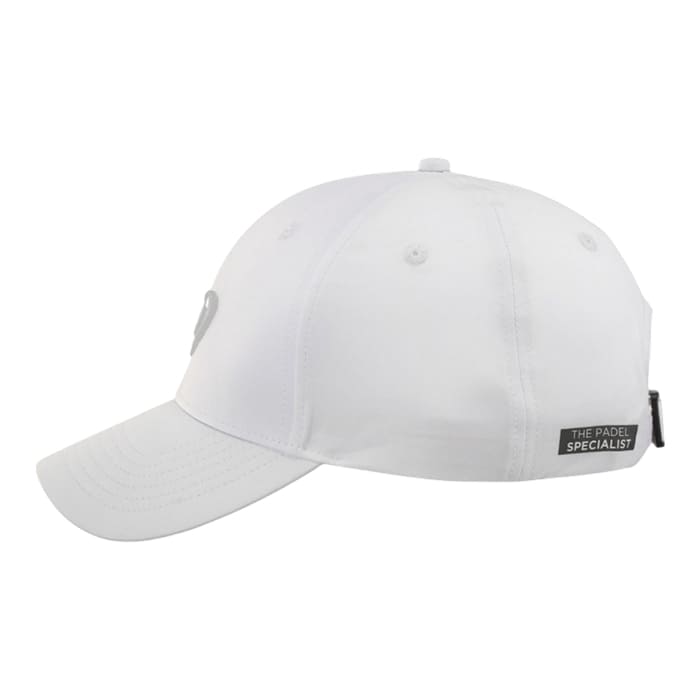 Visera gorra blanca Bullpadel