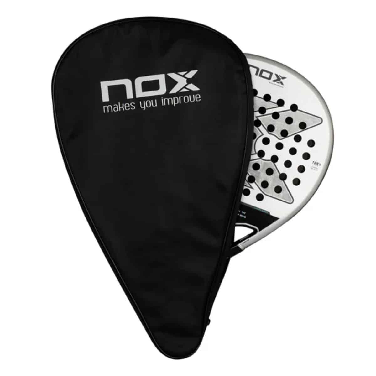 Funda para pala de pádel NOX Pro Negra