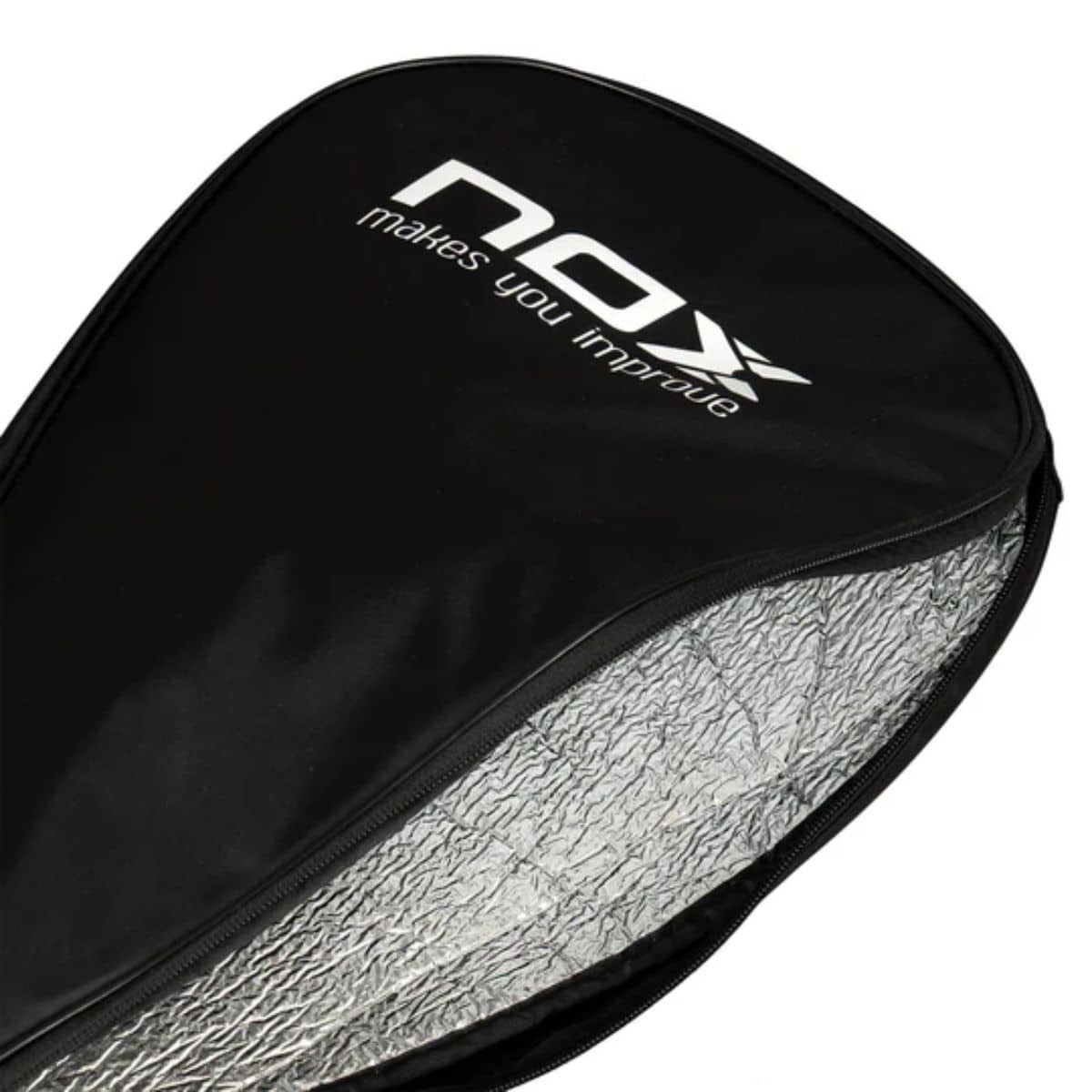 Interior de la Funda de pádel NOX Pro Negra