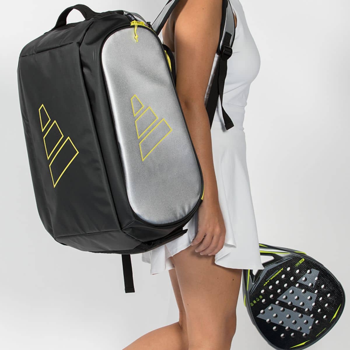 Detalle del Paletero Adidas Tour Silver 2026