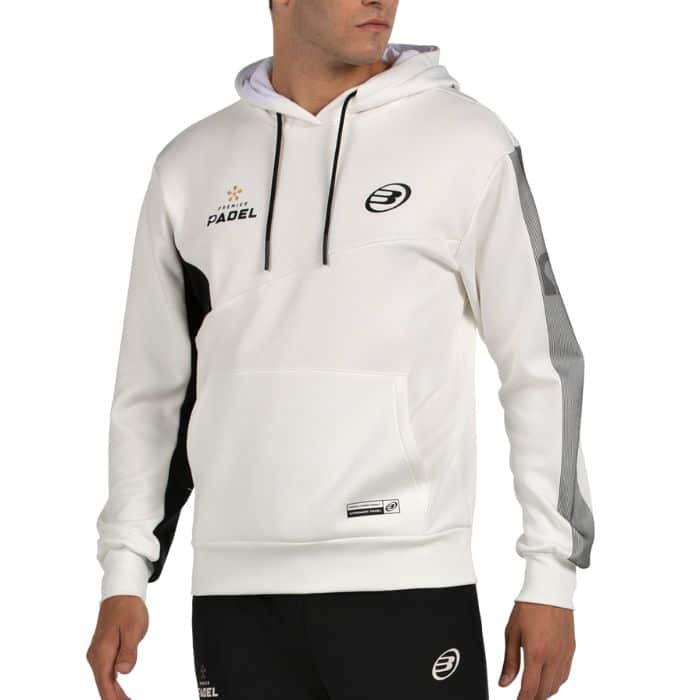 Sudadera Bullpadel Palmiro Blanca Premier