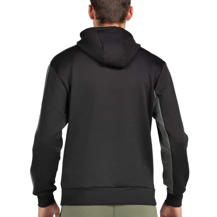 Sudadera Bullpadel Palmiro Negro Premier Hombre