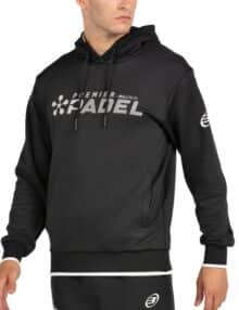 Sudadera Bullpadel Piatro Negra Premier