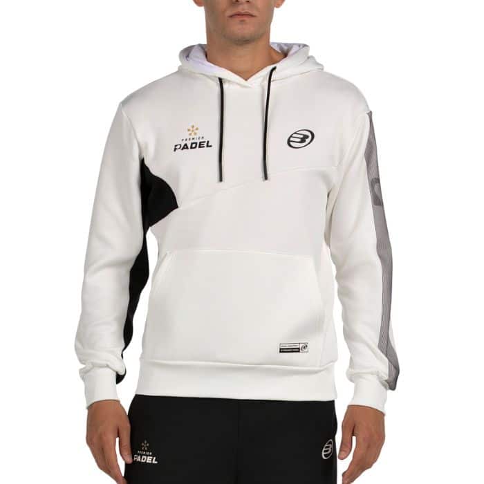 Sudadera Bullpadel Premier Padel Palmiro Blanca