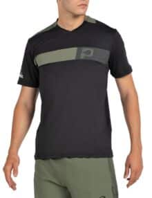 Camiseta Bullpadel Puyo Negra Premier Padel 2026