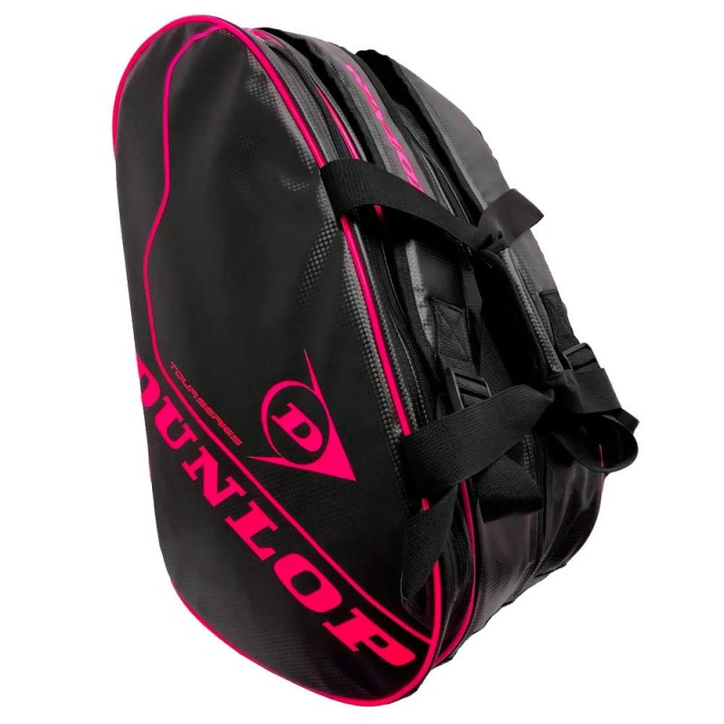 Paletero Dunlop Tour Intro negro y rosa