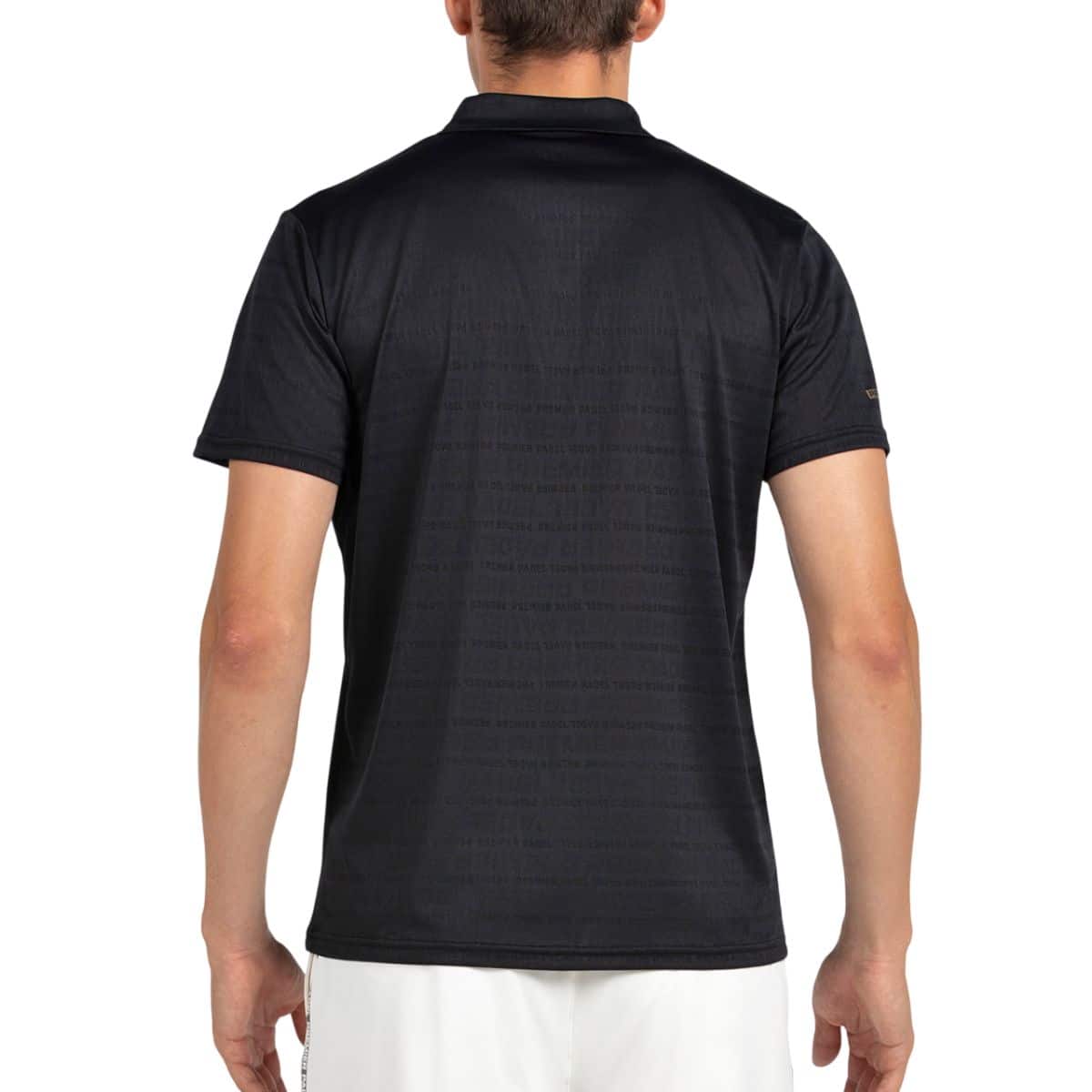 Polo Bullpadel Pompier Negro Premier Padel 2026