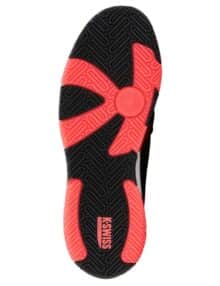 Suela de las Zapatillas K-Swiss K-Frame Padel Negras