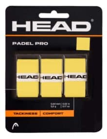 Blíster 3 Overgrips HEAD Padel Pro Amarillos