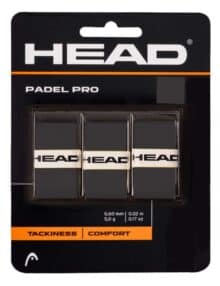 Blíster 3 Overgrips HEAD Padel Pro Negros