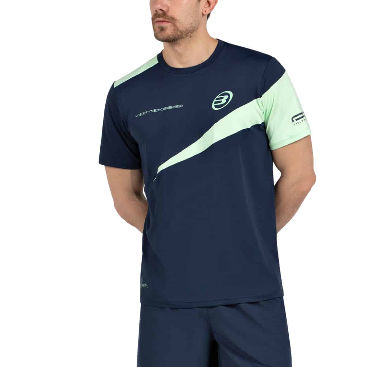 Camiseta Bullpadel Entrenamiento Pablo Cardona 26V Oceano Profundo 2026