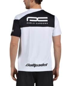 Camiseta Bullpadel Entrenamiento Pablo Carbona 26V Blanca 2026