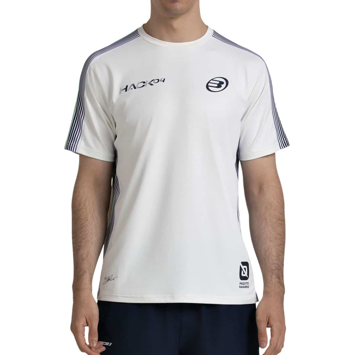 Camiseta entrenamiento Bullpadel Paquito Navarro 26V Hueso