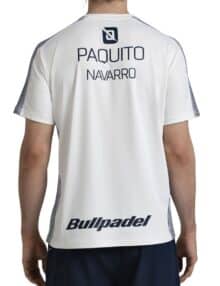 Camiseta entrenamiento Bullpadel Paquito Navarro 26V Hueso 2026