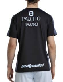 Camiseta de entrenamiento Oficial Bullpadel Paquito 26V Negra