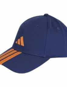 Gorra Adidas Bball 3S NL Azul Marino/Naranja