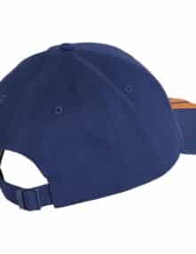 Gorra Adidas Bball 3S NL Azul Marino/Naranja
