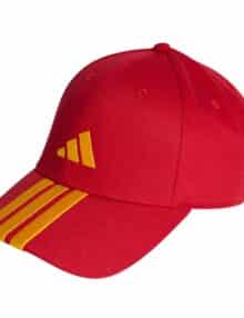 Gorra Adidas Bball 3S NL Rojo/Amarillo