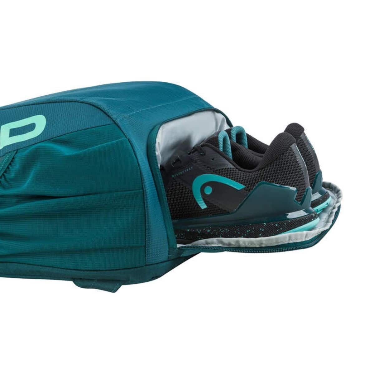 Compartimento para calzado de la Mochila HEAD Tour Verde