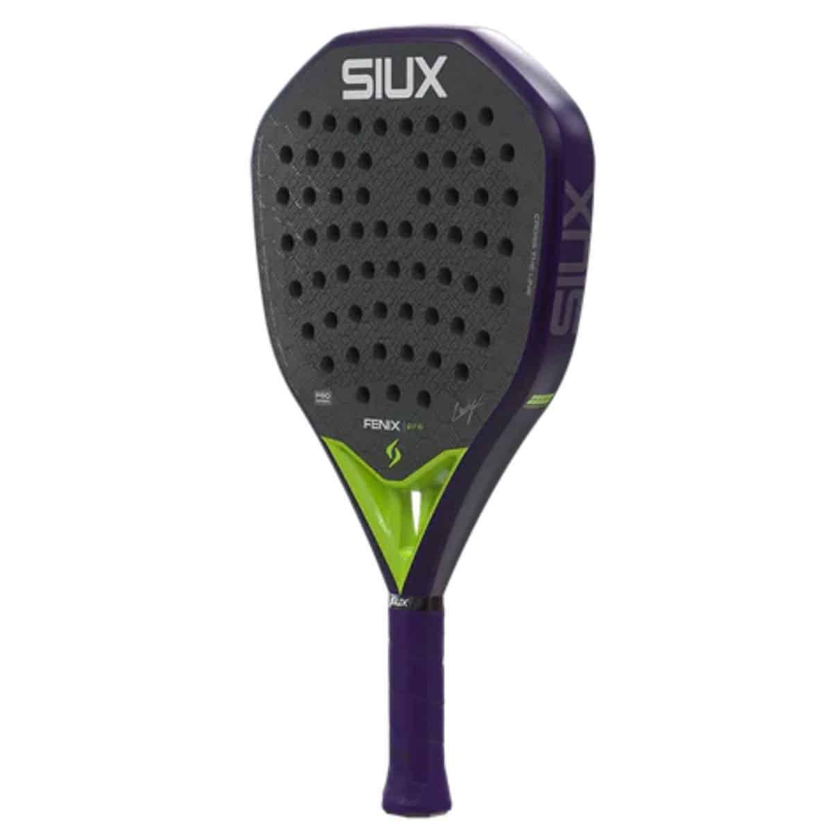 Lateral de la Pala SIUX Fenix Pro Glow Purple