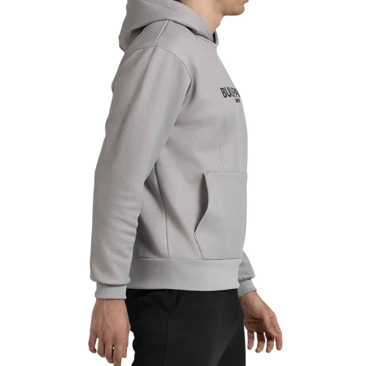Sudadera Bullpadel Acube Gris Medio Vigore 26V