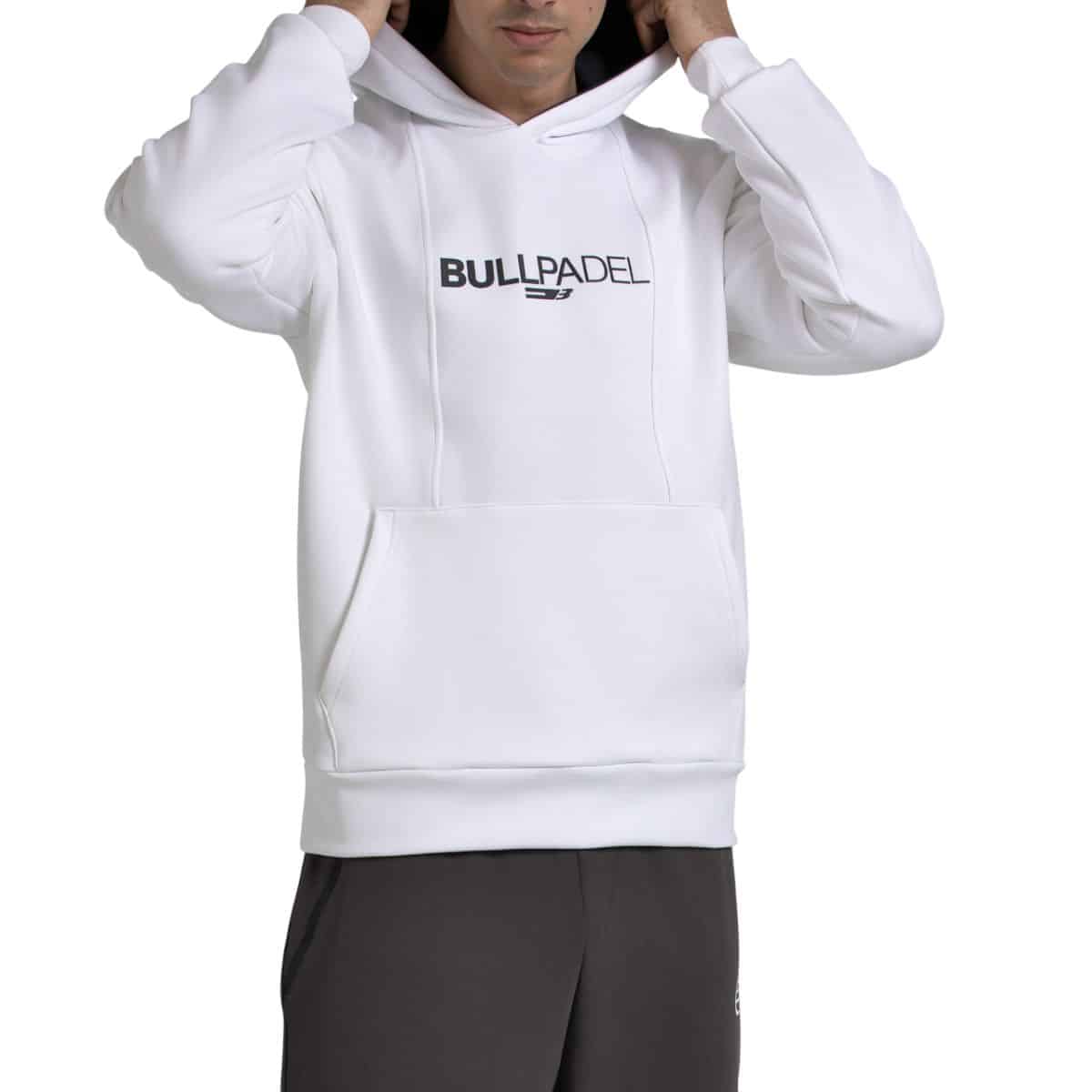 Sudadera Bullpadel Acube Blanca 26V