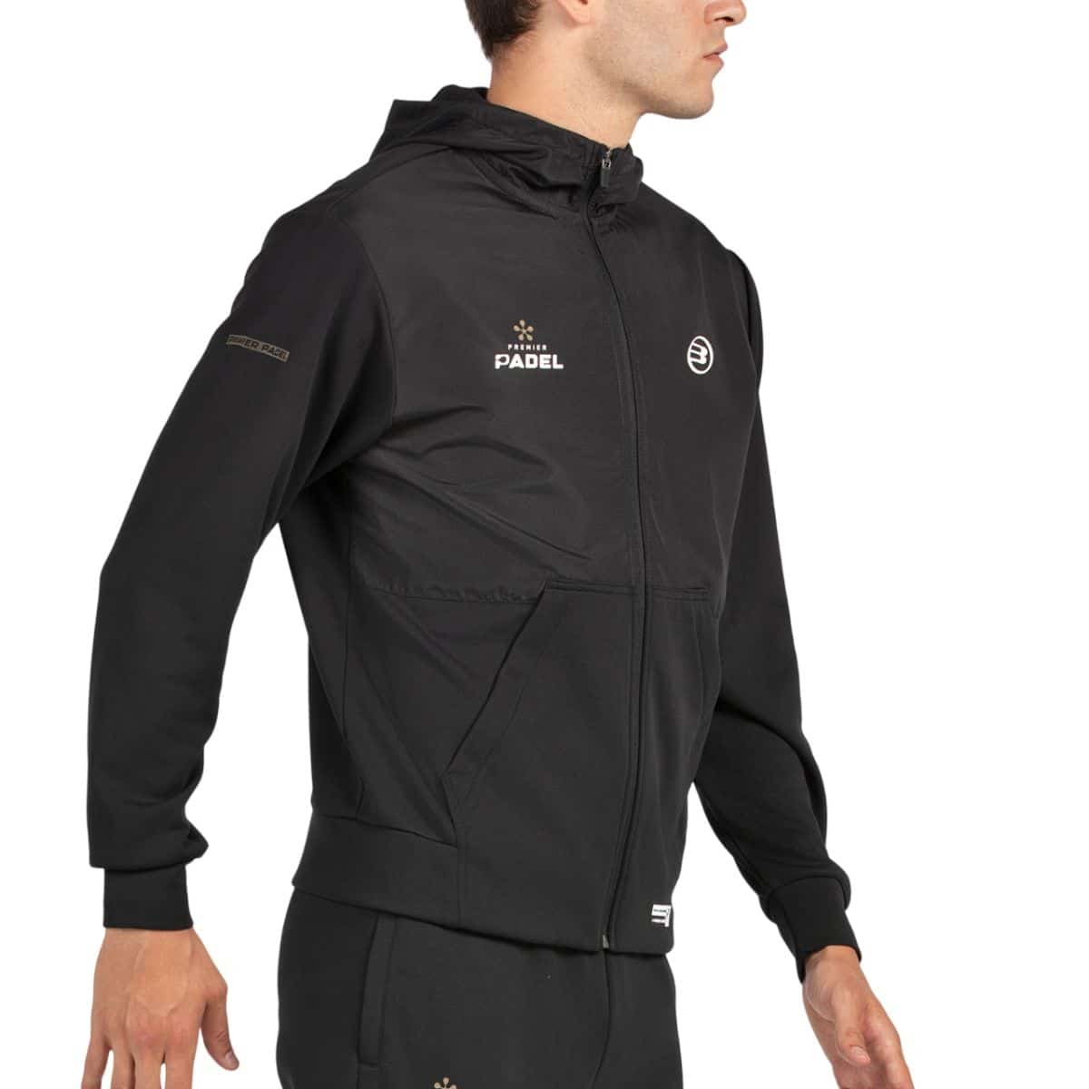 Sudadera Bullpadel Pitaco Negra Premier Padel 2026