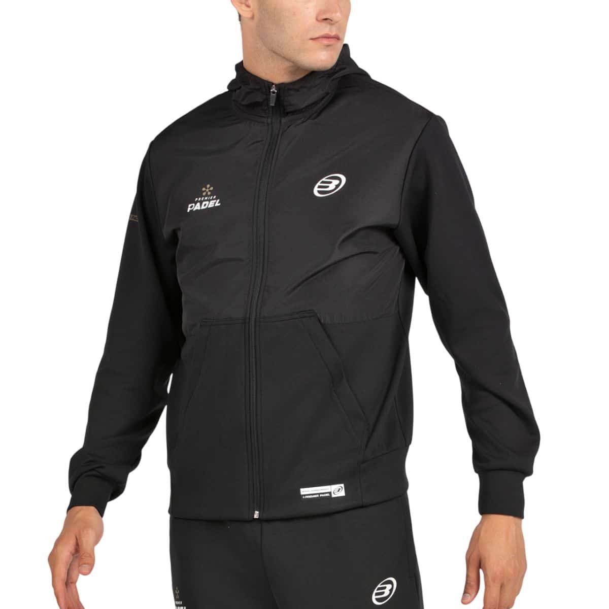 Sudadera Bullpadel Pitaco Negra Premier Padel 2026