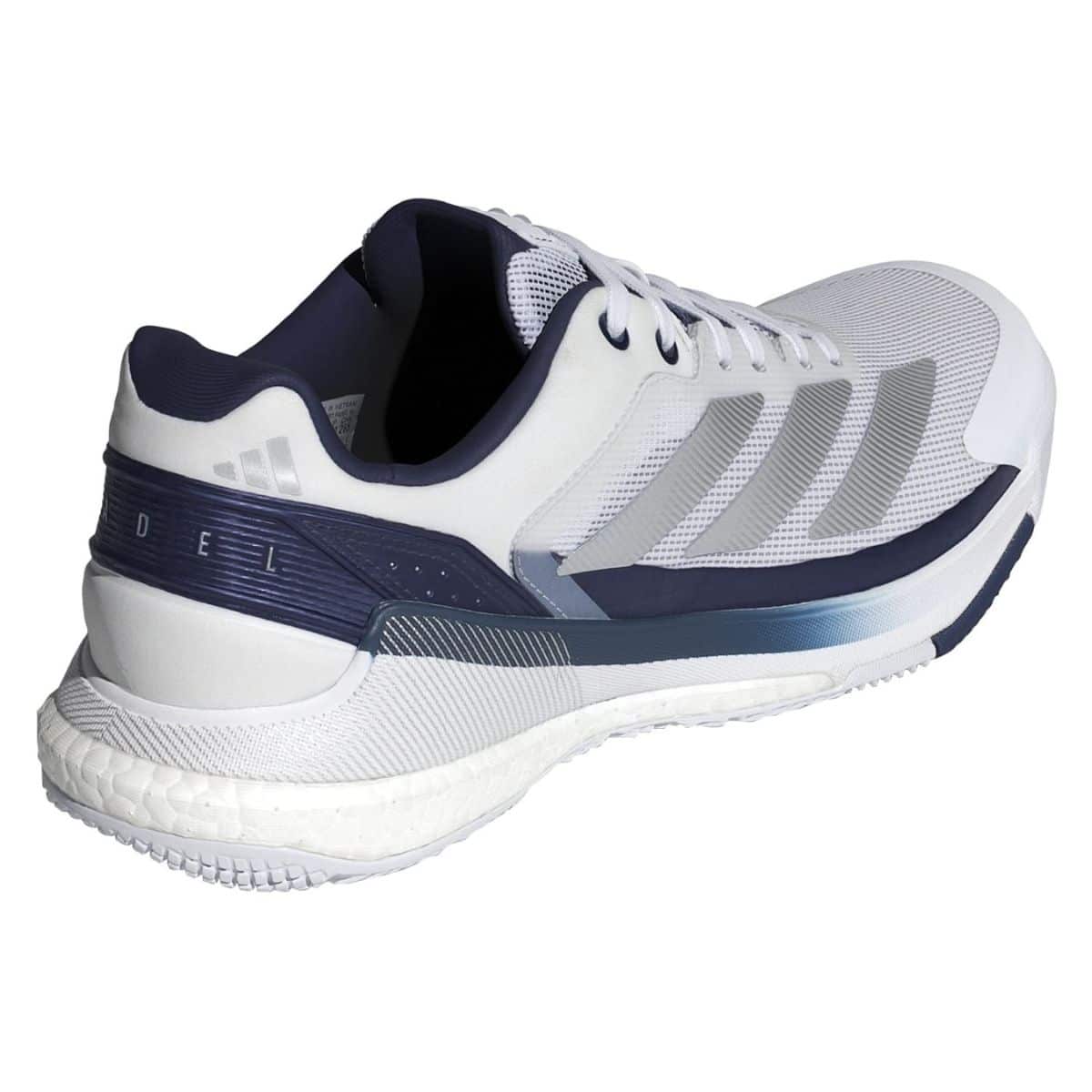 Detalle de las Zapatillas Adidas Crazyquick Boost Padel Blanco/Azul