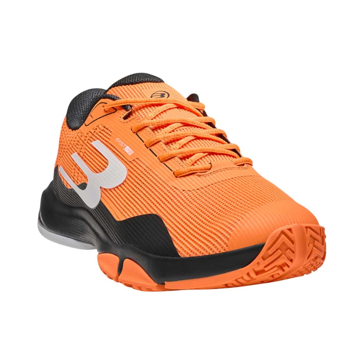 Detalle de las Zapatillas Bullpadel Hybrid Fly 26V Naranjas
