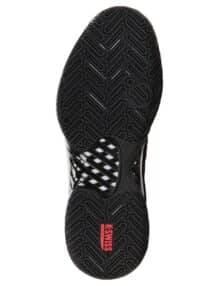 Suela de las Zapatillas K-Swiss Express Light 3 Padel Negras/Rojas