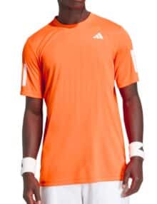 Camiseta Adidas Club 3STR Naranja Flúor KG0242