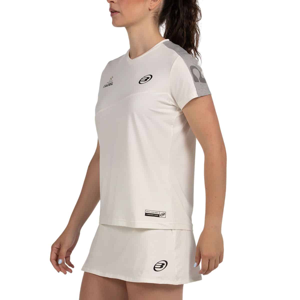 Camiseta Bullpadel Pampan Woman Crudo Premier Padel 2026