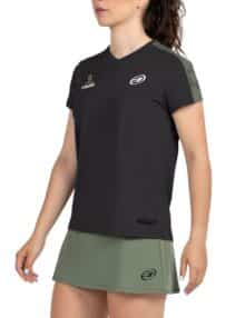 Camiseta Bullpadel Pampan Negra W Premier Padel 2026