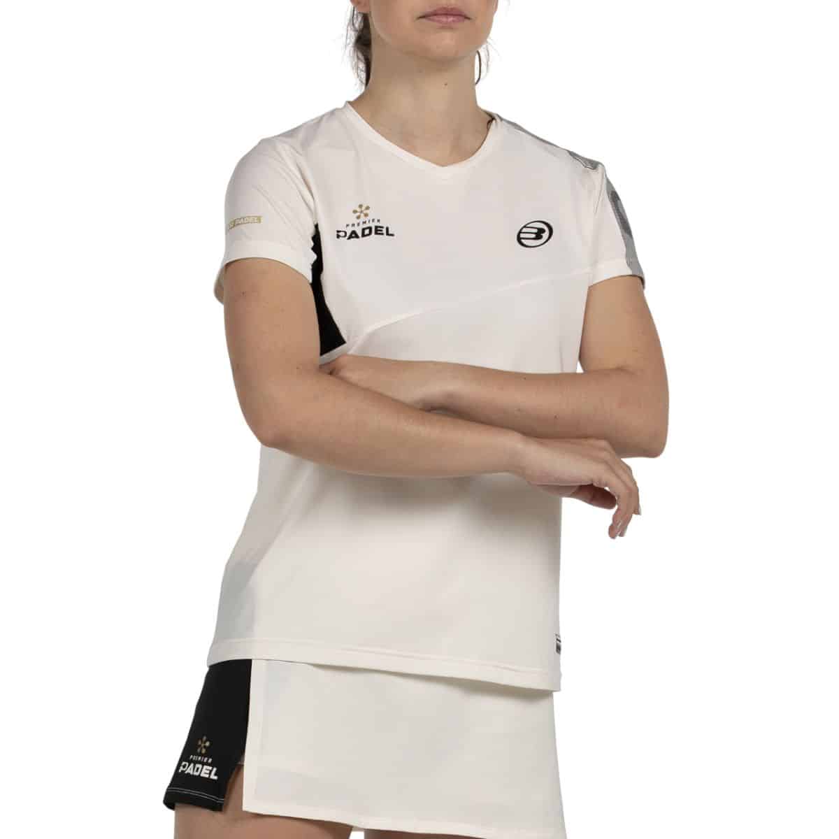 Camiseta Bullpadel Pampan Woman Crudo Premier Padel 2026