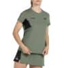 Camiseta Bullpadel Pampan Woman Kaki Premier Padel 2026
