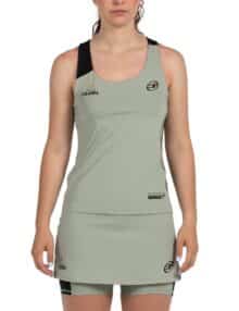 Camiseta de tirantes Bullpadel Pirac Eucalipto W Premier Padel