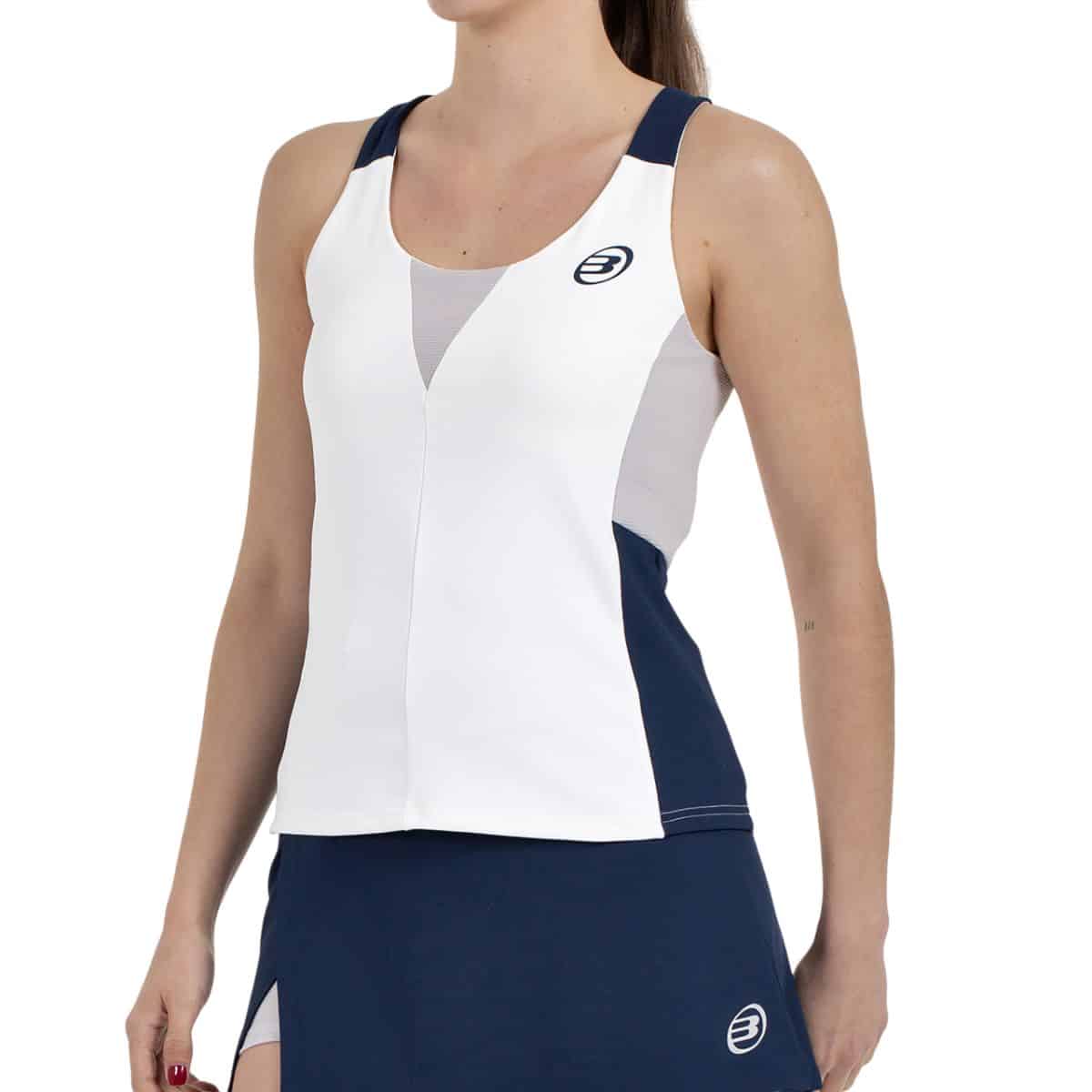 Camiseta de tirantes Bullpadel Porson Hueso W