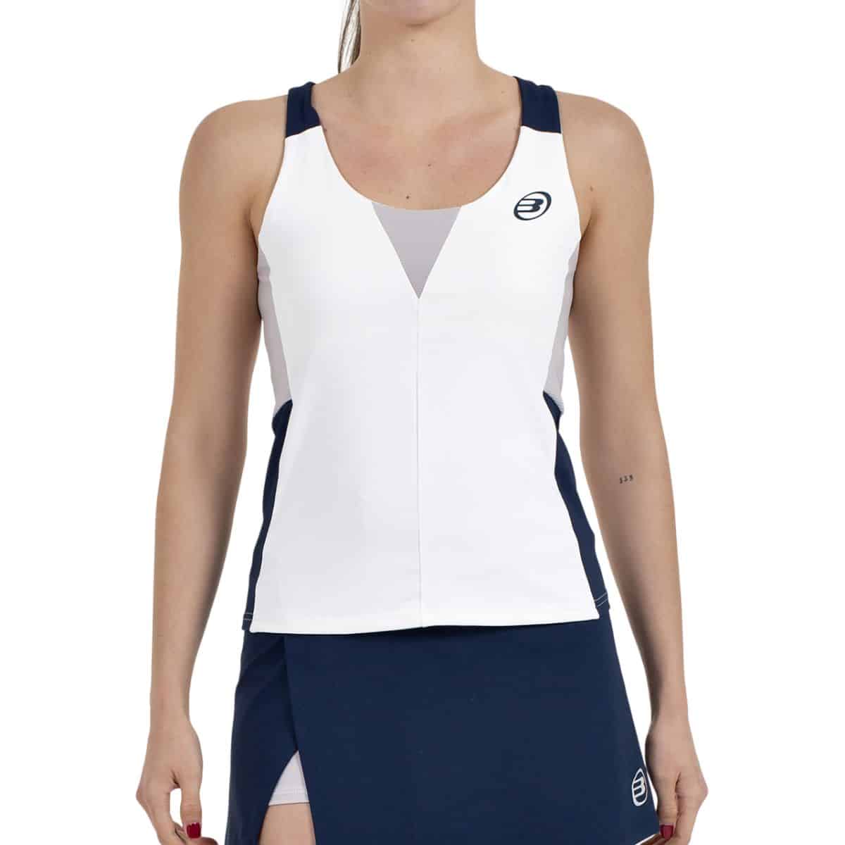 Camiseta de tirantes Bullpadel Porson Hueso