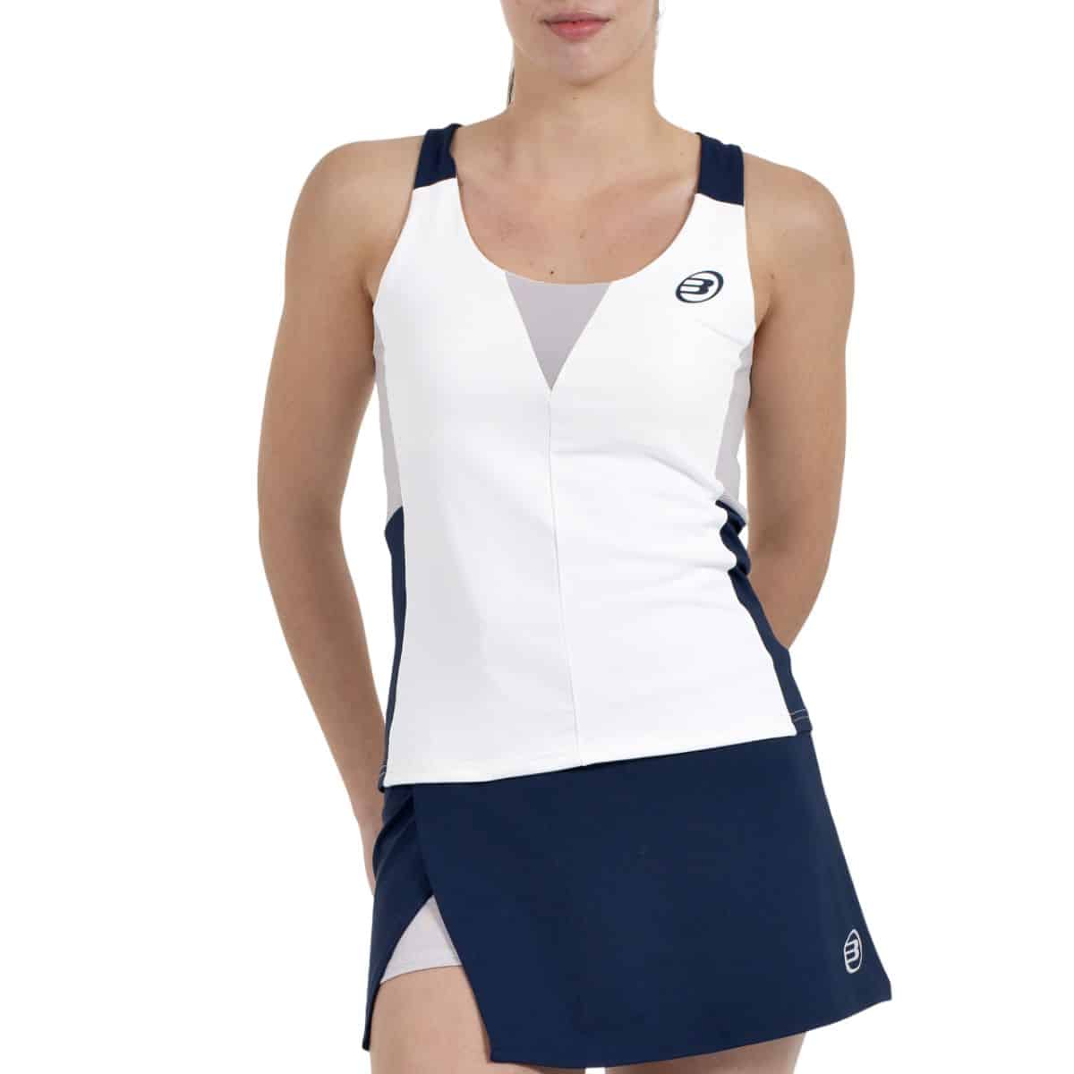 Camiseta de tirantes Bullpadel Porson Hueso W
