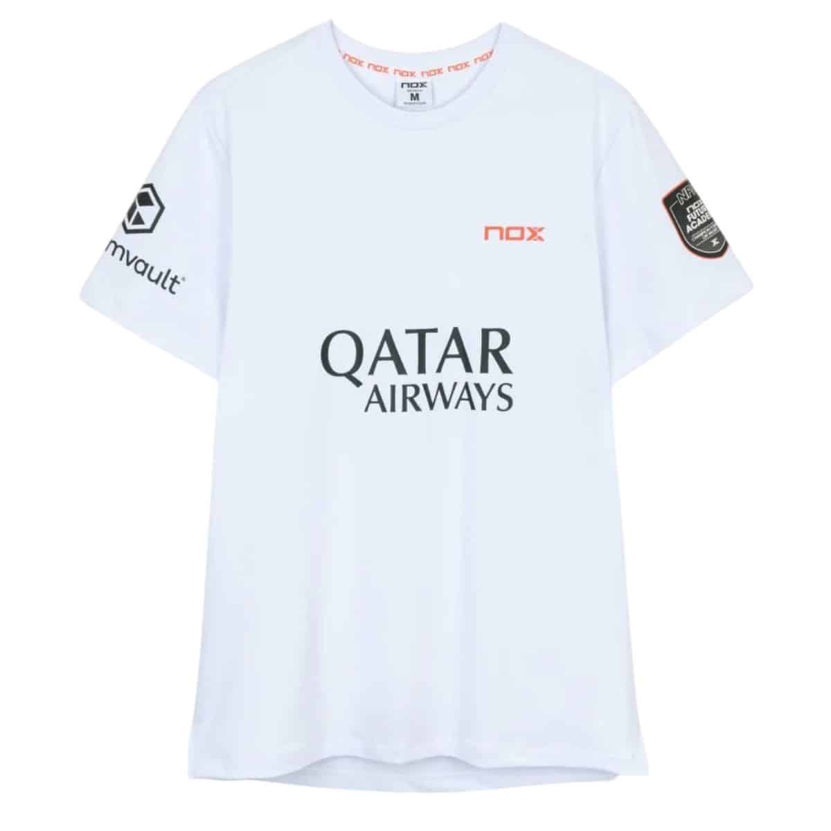Camiseta NOX AT10 Oficial Agustín Tapia Blanca