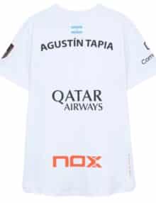 Camiseta NOX AT10 Oficial Agustín Tapia Blanca
