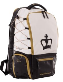 Mochila Black Crown Raptor Blanco-Dorado 2026