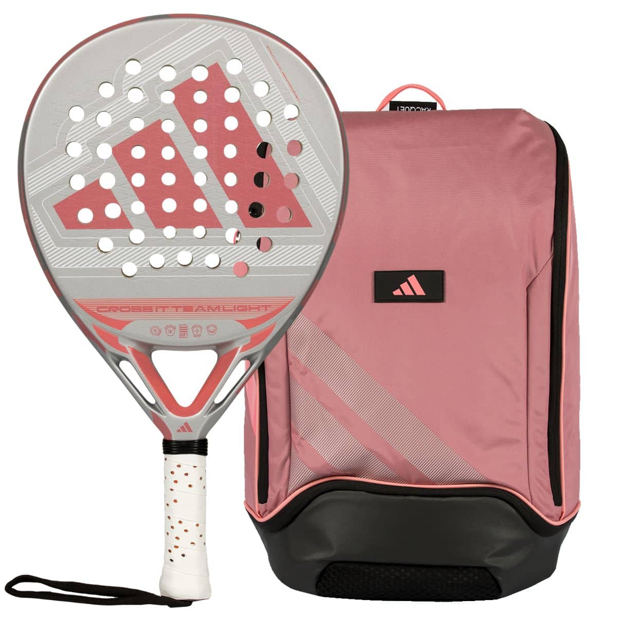 Pack Adidas Pala Cross It Team Light + Mochila Protour Pink