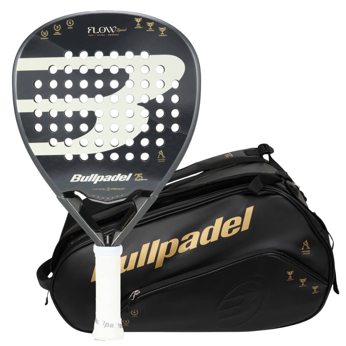 Pack Bullpadel Alejandra Salazar 2026 - Pala Flow Legend + Paletero Flow