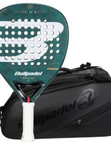 Pack Bullpadel Juan Martin Díaz 2026 - Pala Icon + Paletero Casual Negro