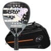 Pack Bullpadel Paquito Navarro - Pala Hack 04 + Paletero Hack Negro