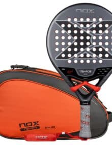 Pack NOX Miguel Lamperti - Pala ML10 Ventus Ctrl 3K + Paletero ML10 Team Naranja